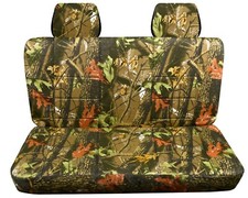 Camouflage Seat Covers Fits Ford F250 Truck 91-98 Front Bench With Headrests
