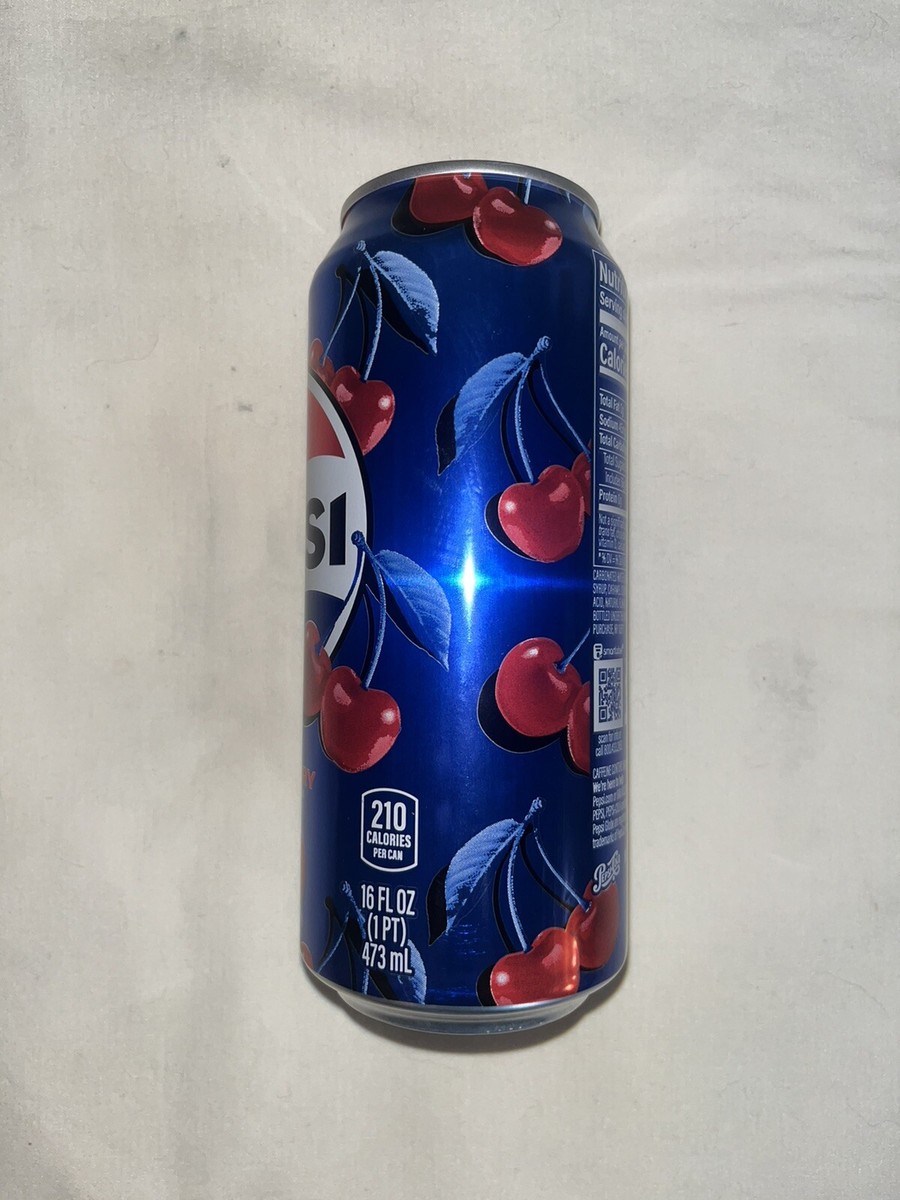 Pepsi Wild Cherry EMPTY 16oz can USA collectible | eBay