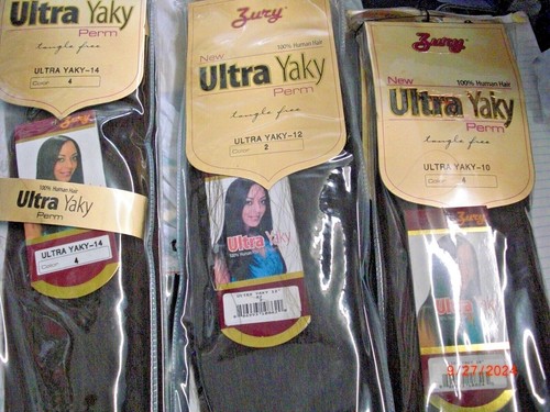 Zury 100% Human Hair for Weaving ULTRA YAKY PERM - 第 1/5 張圖片