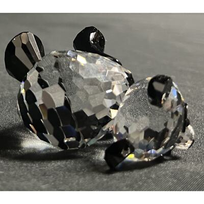 SWAROVSKI スワロフスキー　パンダ　181080 Swarovski Silver Crystal Mother Panda in Original Packaging 181080
