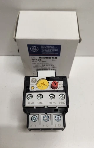 NEW OLD STOCK! GE GENERAL ELECTRIC 14.5-18A OVERLOAD RELAY RT12S
