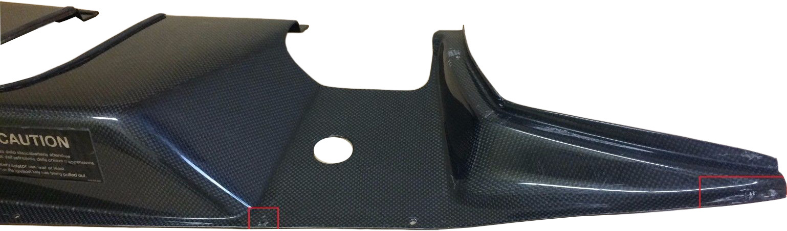 Lamborghini LH Engine Bay Cover Panel Carbon Fiber OEM 68010201