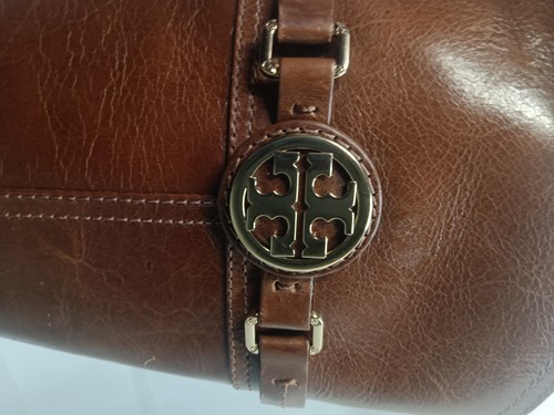 Tory Burch Calista Riding Boot Size 5.5 Cognac Brown Leather Retail $495 - Picture 19 of 21