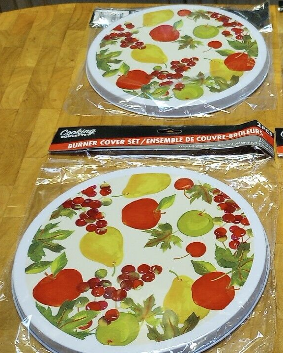 Rooster Stove Burner Covers Set of 4 by Cooking Concepts 2 Large 2