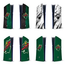NHL MINNESOTA WILD VINYL SKIN FOR PLAYSTATION 5 PS5 SLIM DIGITAL EDITION CONSOLE