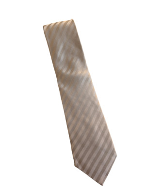 Jean Chatel Silk Tie - Elegant Stripe Design - 100% Silk