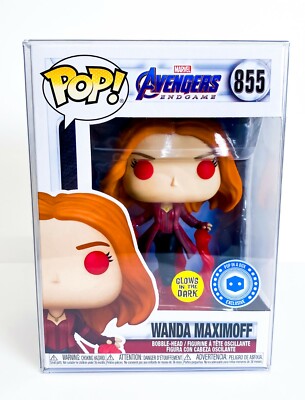 Avengers Endgame - Wanda Maximoff GITD PIAB Exc Funko Pop 855 mit Popschutz