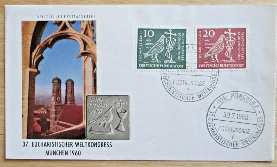 1960 Eucharistic World congress in Munich Germany - 2 items included  (itm75) - Image 2 of 3