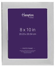 WINDSOR Silver Plate Engraveable Picture Photo Frame in Sizes 5x5 5x7 8x10