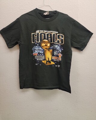 Vintage 1999 NBA Finals Pro Player Shirt L Spurs Knicks Duncan 