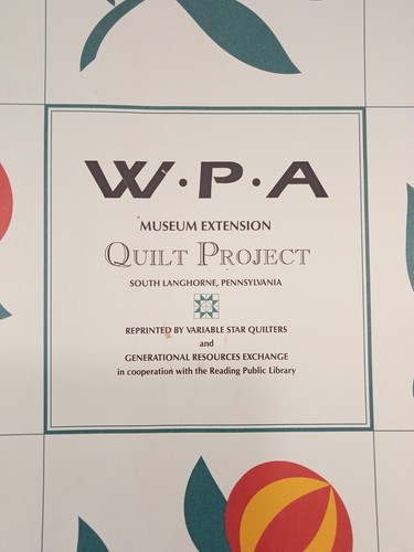 WPA Museum Project Pennsylvania FOX and GEESE Quilt Color Plate No. 17 Art Print - Picture 7 of 8