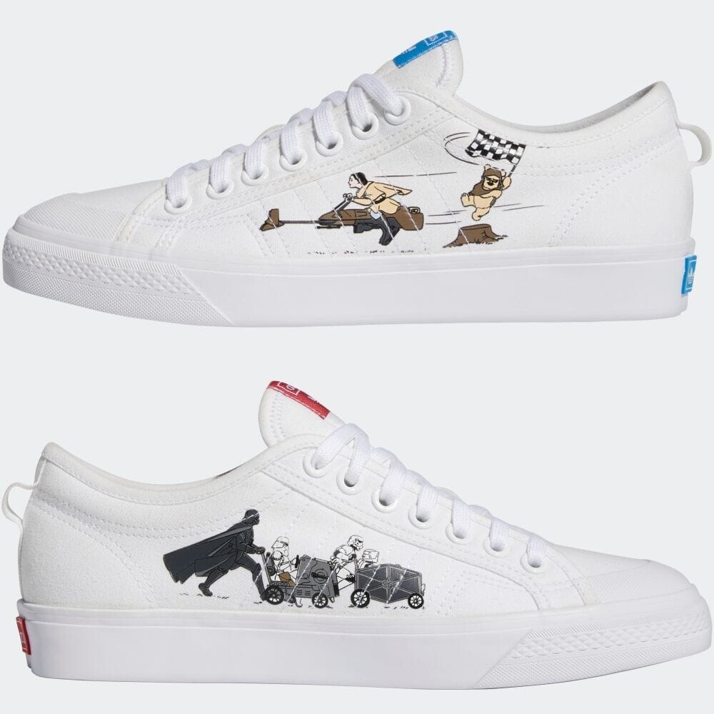 2021 NIZZA X STAR WARS ‘INTERGALACTIC RACE’ ADIDAS ORIGINALS size 11 Size 9 Adidas Star Wars x Nizza Intergalactic Race DAMAGED  main image 3