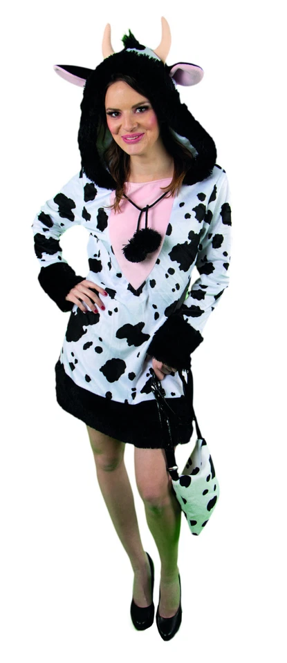 ORLOB HANDELSGESELLSCHAFT Kuh Kostüm Kuhkostüm Kleid Volksfest Karneval Fasching