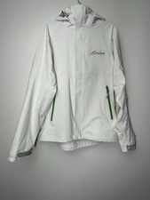 Cloudveil Jacket Shell Womens Medium White Hooded Waterproof Vented Outdoor