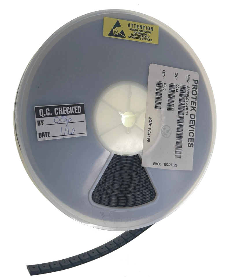 SMP6LC12-2P-T7 ESD Suppressor Diode Diode Array Bi-Dir 12V 35Vc 16-Pin SOIC - Image 2 of 2