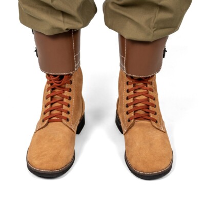 Authentic WW2 Reproduction US Army Buckle Boots- Suede