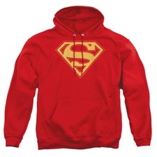 Superman "Red  Gold Shield" Pullover Hoodie, Sweatshirt or Long Sleeve T-Shirt