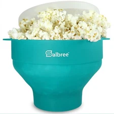 Original Salbree Microwave Popcorn Popper, Silicone Popcorn Maker, Collapsibl...