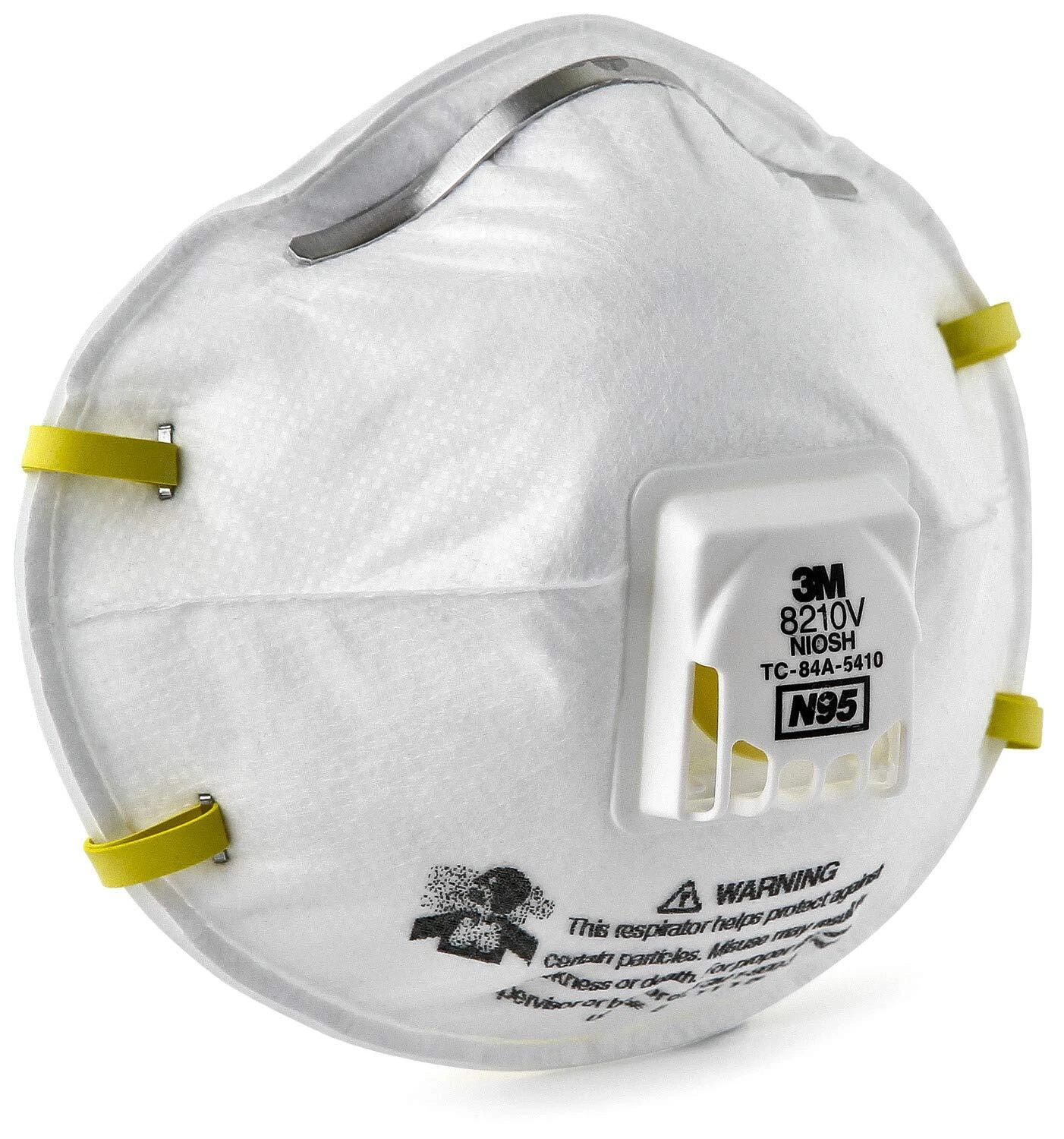 3M 8210V N95 Protective Respirators