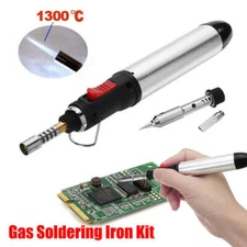 4 IN 1 Cordless Butane Gas Soldering Iron Torch Electronic Ignition Tool C#