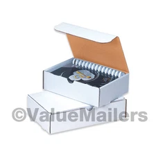 50 - 15 1/8 x 11 1/8 x 2 White Shipping Mailer Literature Box Packing boxes