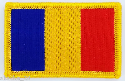 CHAD CHAD FLAG EMBROIDERY PATCH BADGE HEAT SEAL NEW FLAG PATCH