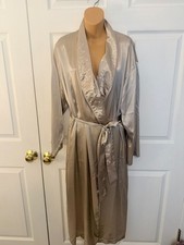 Vintage California Dynasty Womens Long Robe with Pockets L