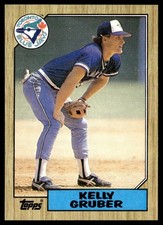 1987 Topps Kelly Gruber Toronto Blue Jays #458