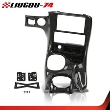 Fit For 1997-2004 Chevy Corvette C5 Carbon Style Double Din Dash Radio Bezel Kit Fit For 1997-2004 Chevy Corvette C5 Carbon Style Double Din Dash Radio Bezel Kit