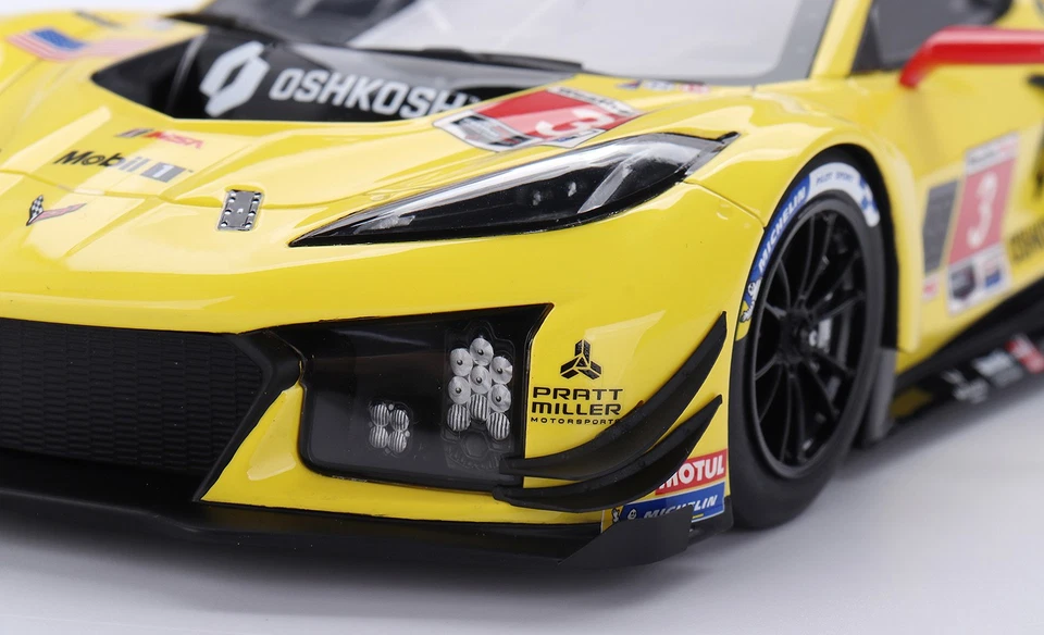 TSM Model 1:18 CHEVROLET CORVETTE Z06 GT3R #3 PRATT MILLER IMSA 24H DAYTONA 2025 - Image 4 of 4