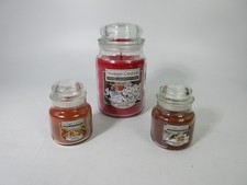 3x Christmas Yankee Candle Scented - Gingerbread House, Citrus, Reindeer Treats