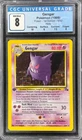 Pokemon Gengar Fossil 1st Edition Holo #5 CGC 8 NM/Mint