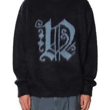 Discovered Never   Knit Sweater Navy M Size