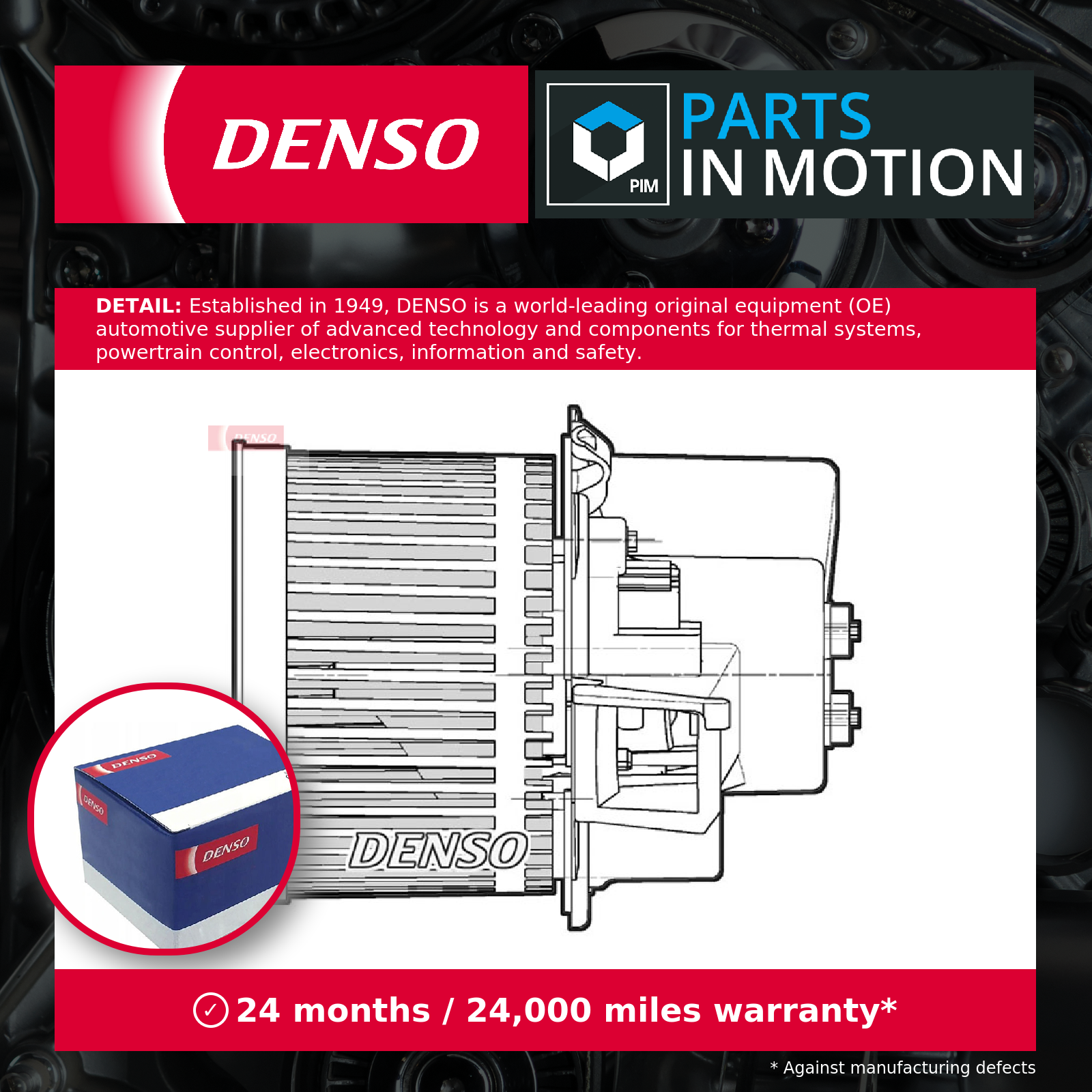 ✅Fits DENSO-KLIMATYZACJA DEA09063 INTERIOR BLOWER ⭐UK Seller⭐ - Image 13