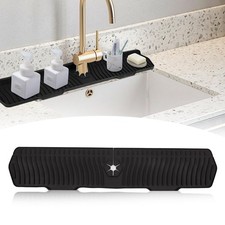 30 Inch Sink Splash Guard,Longer Silicone Sink Mat for Kitchen Bathroom,Kitch...