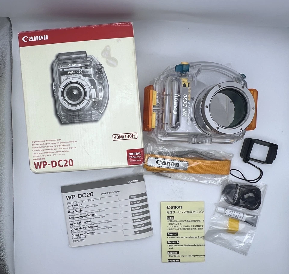 Canon WP-DC20 Underwater Housing With Manual And Strap - Image 2 of 3