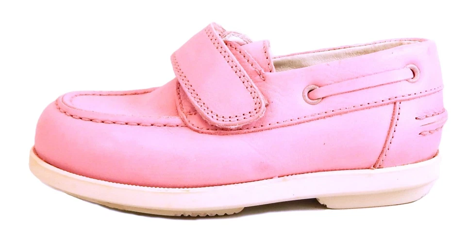 DE OSU - Европейский - девочек розовый фуксия кожи лодки туфли мокасины - Испания - размер 8 - Изображение 3 из 4