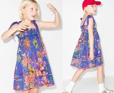 ZIMMERMANN Girls Tropicana Shirred Dress Size 6 RESORT 2022 COLLECTION