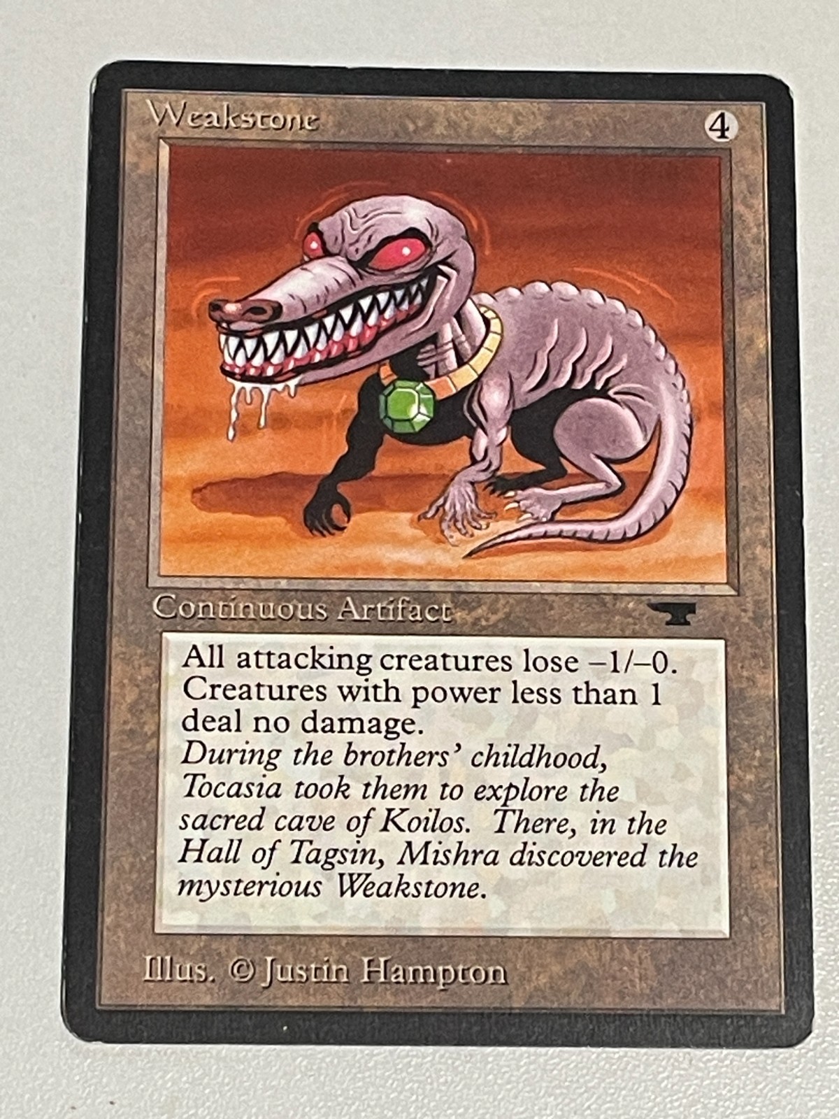 Weakstone MTG Antiquities 1994 Magic NM