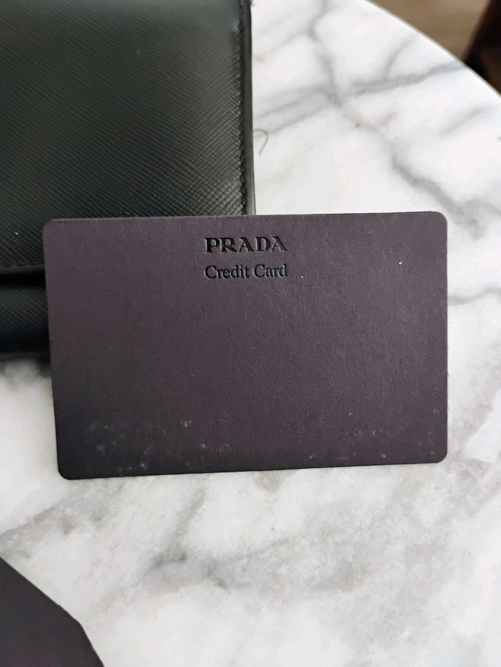 Prada Nero (Black) Saffiano Leather Wallet with 6 Card Holder M608A - Used - Image 4 of 4