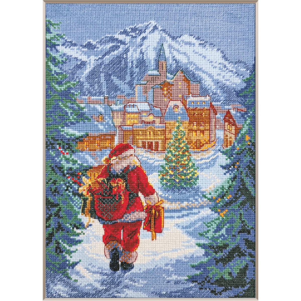 Aine counted cross stitch kit ""Magic Night after Olga Novitskaya Painting"", 21x3