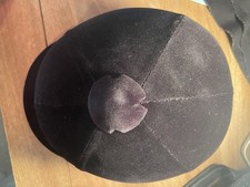 Charles Owen Hampton Helmet 55cm 6 3/4 Black Equestrian Show Riding