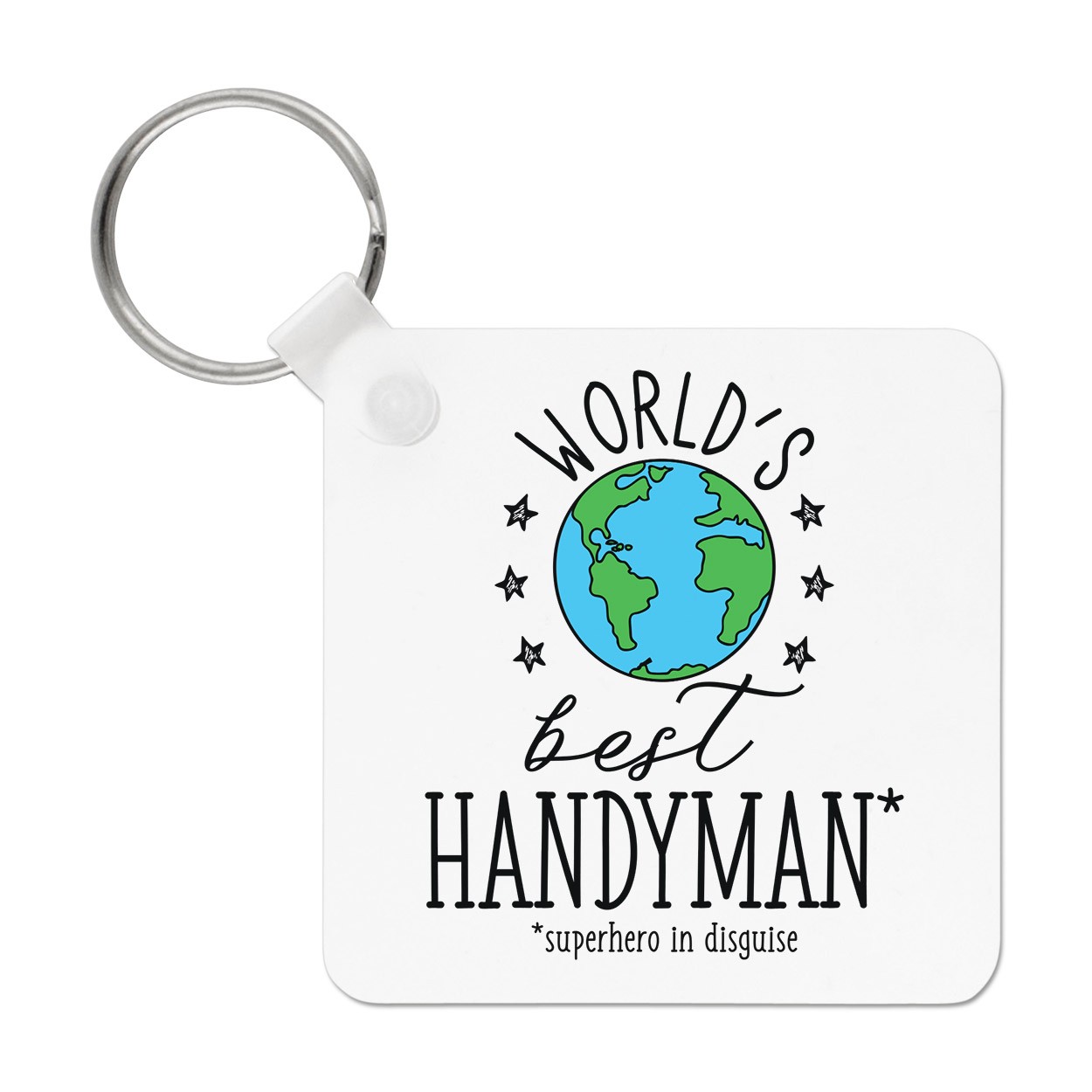 World's Best Handyman Keyring Key Chain Worlds Best Favourite Joke Funny