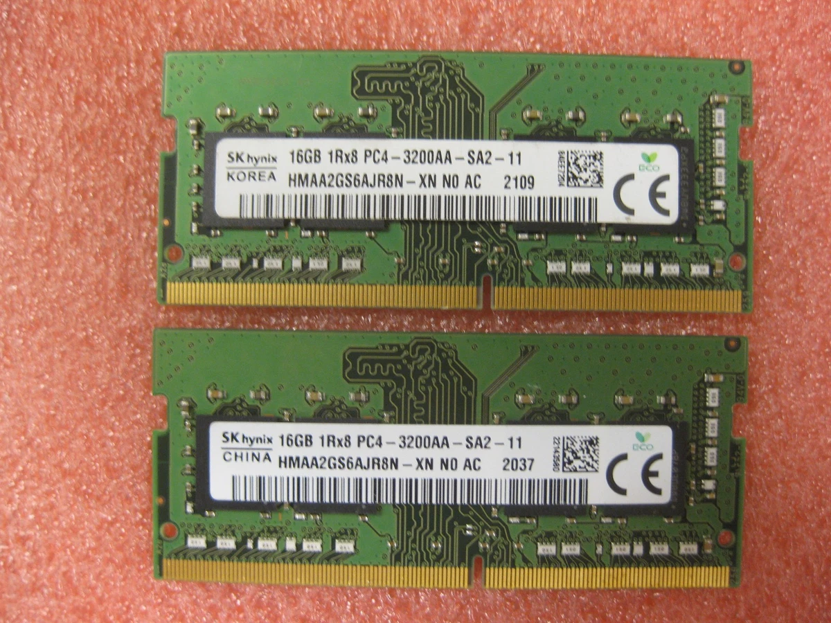 16 GB SO-DIMM Computer Memory (RAM) 2 Modules for sale | eBay