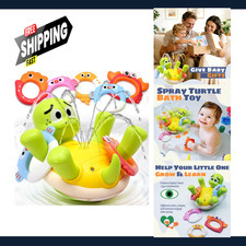 Baby Bath Toys Water Spray Turtle for Kids Ages 1-3, Water Table Toy