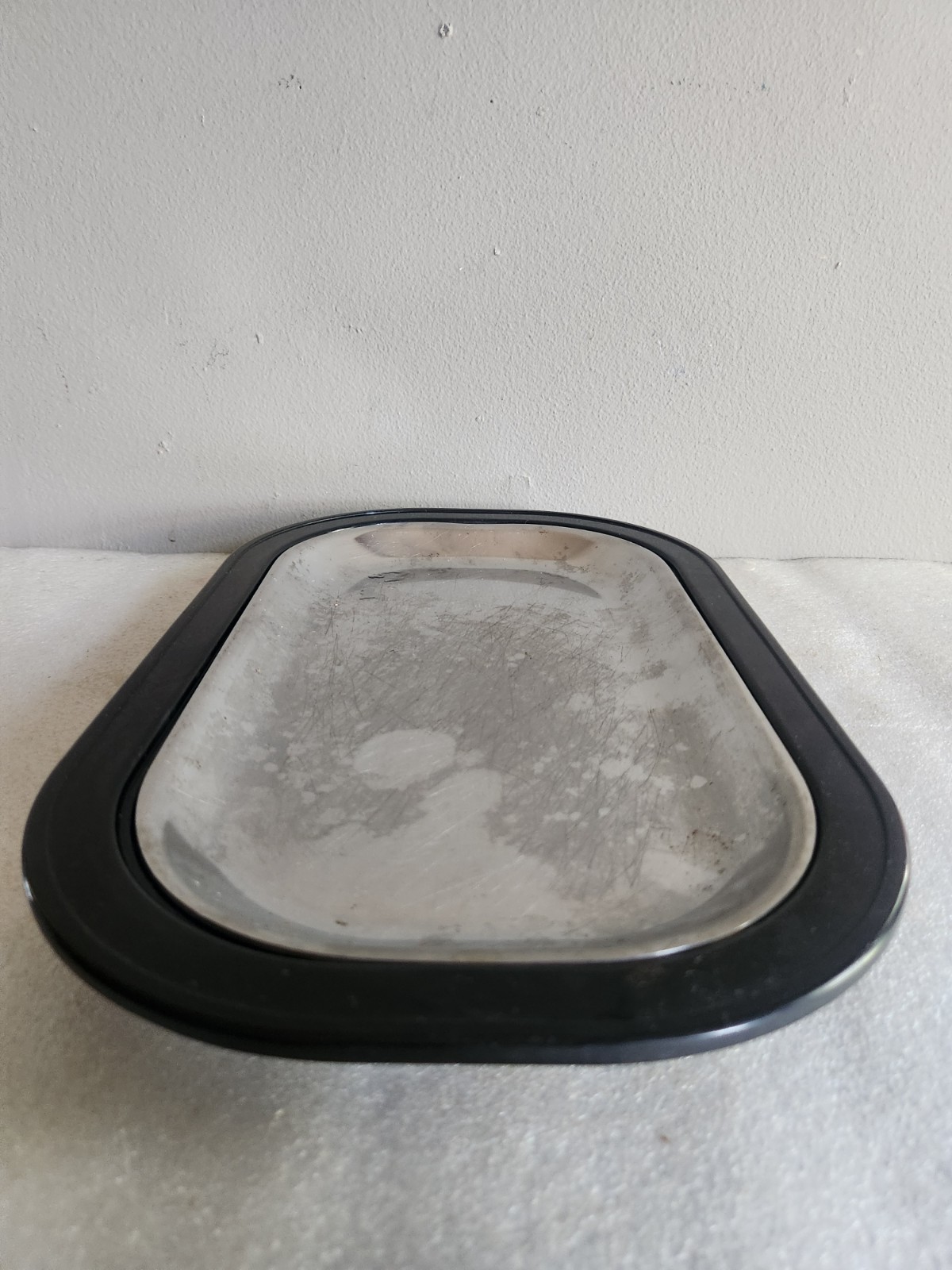 Vintage Thermo Plate by Service Ideas Inc Stainless Steel Sizzling Steak Platter