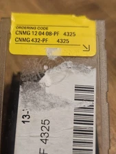 CMNG 12 04 08 PF 4325 Sandvik Coromant Milling Inserts  Lot Of *17 Pcs* New