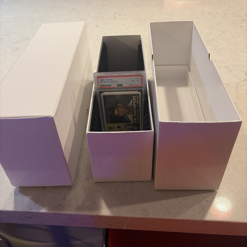 2 Guardhouse Graded Card Slotted Storage Travel Box Container Holds 50 PSA Slabs
