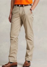 Polo Ralph Lauren Classic Tan BEDFORD STRAIGHT FIT Chino Pants - all sizes