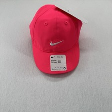 New Hot Pink Nike Hat Infant 12-24 Month Club Cap Embroidered Swoosh Logo